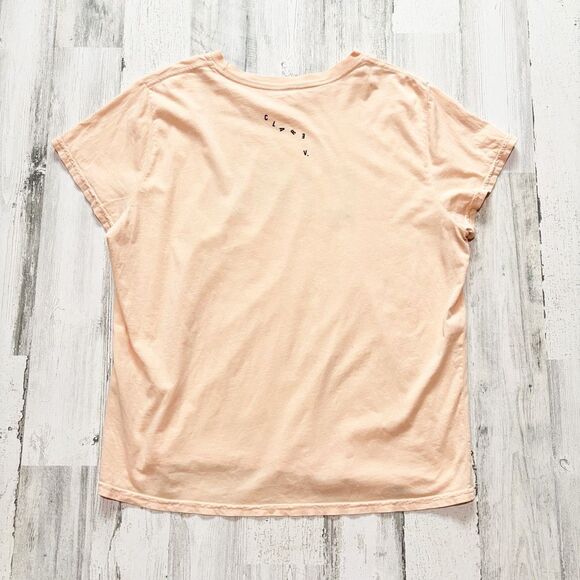 Clare V Women’s Classic Tee With Ciao In Blush Size XL - Picture 4 of 7